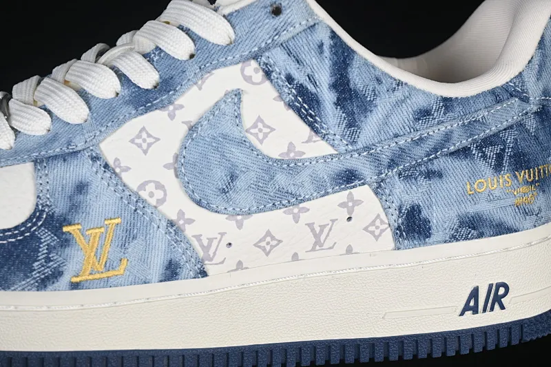 All categories Nk Air Force 1 Air Force series Nk Air Force 1 Low Air Force low-top Nike Air Force 1'07 Low LV joint denim blue Air Force 1 low-top casual sneakers YF9511-818